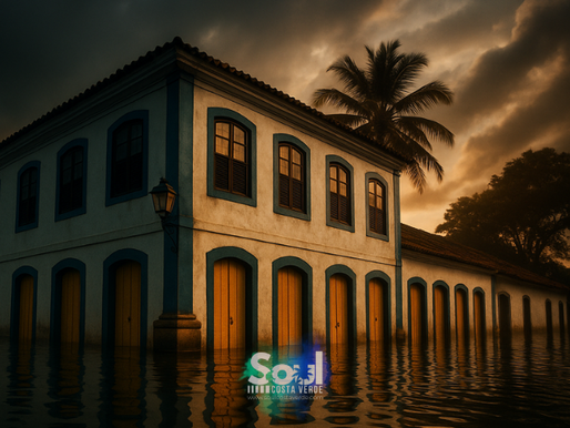 A beleza da Maré Alta em Paraty