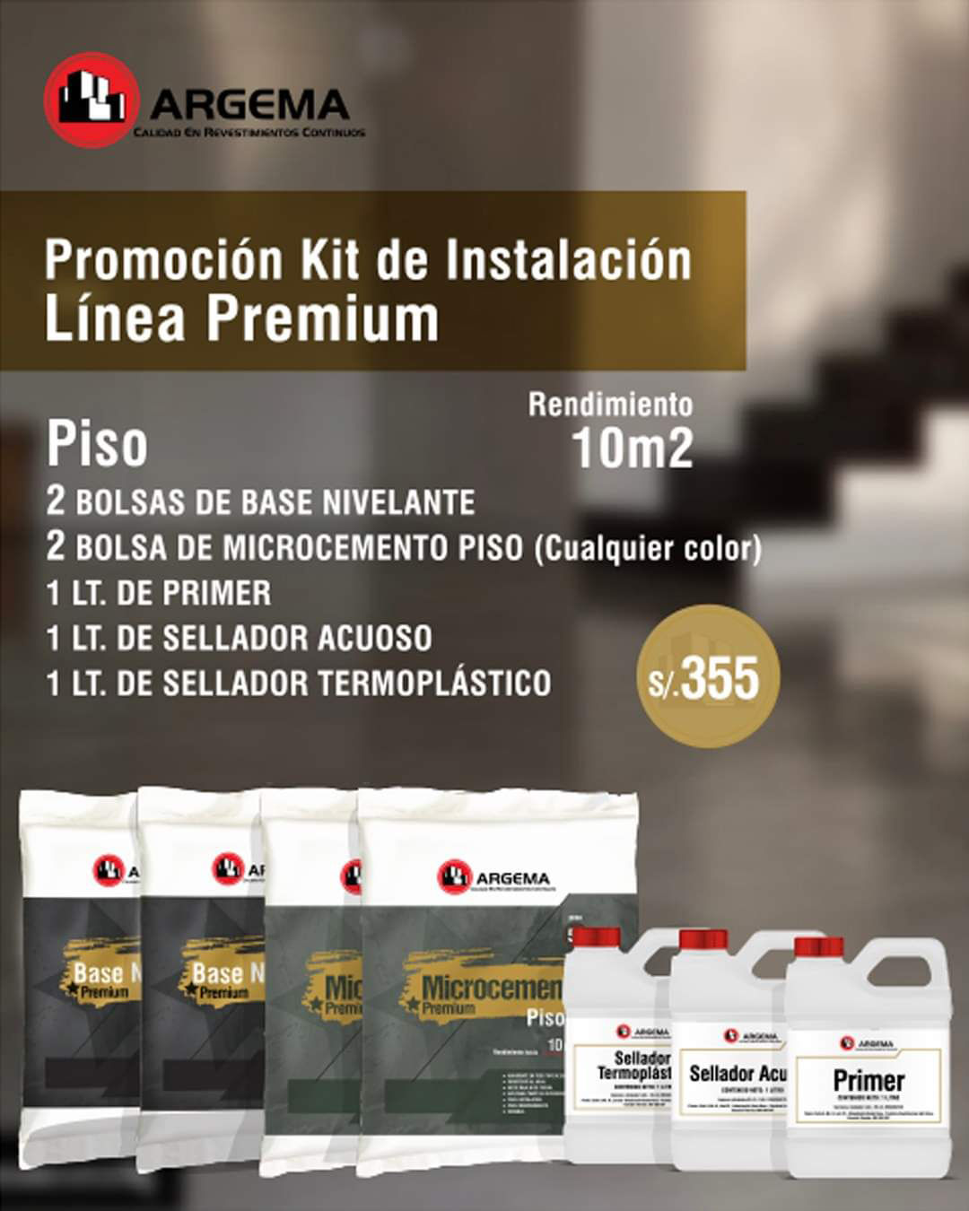 Promoción Kit de Instalación Piso