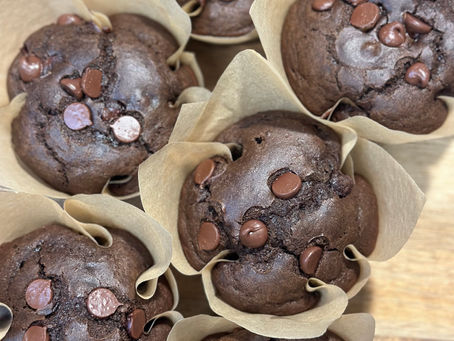 Gluten-Free Double Chocolate Muffins