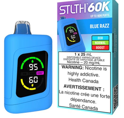 STLTH 60K DISPOSABLE - BLUE RAZZ