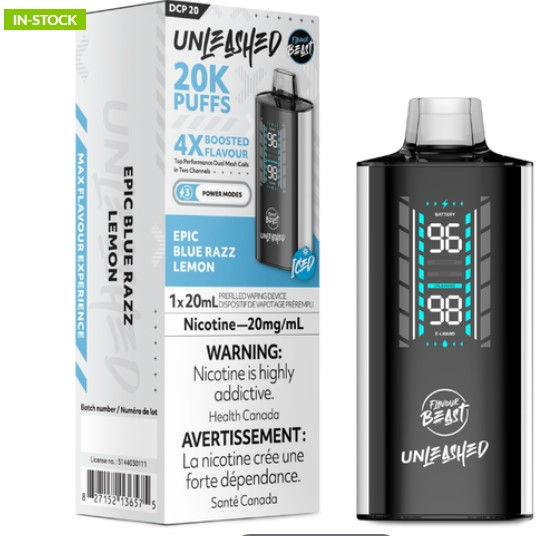 Epic Blue Razz Lemon 20k