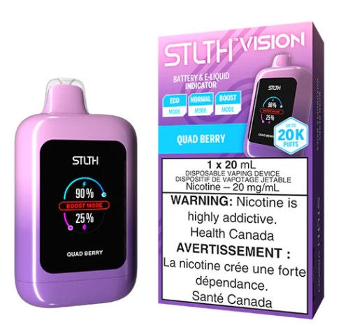 STLTH VISION DISPOSABLE - QUAD BERRY