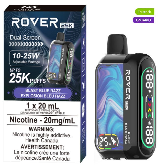 Rover 25k - Blast Blue Razz - Synthetic 50 - ONTARIO
