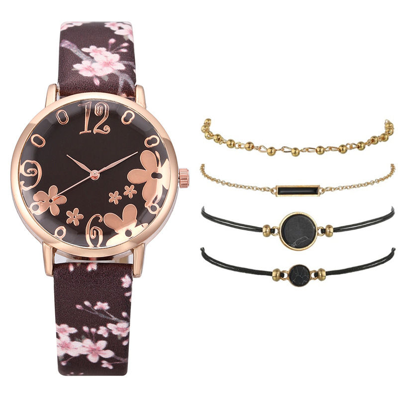 Thumbnail: Five-piece Flower Bracelet Watch