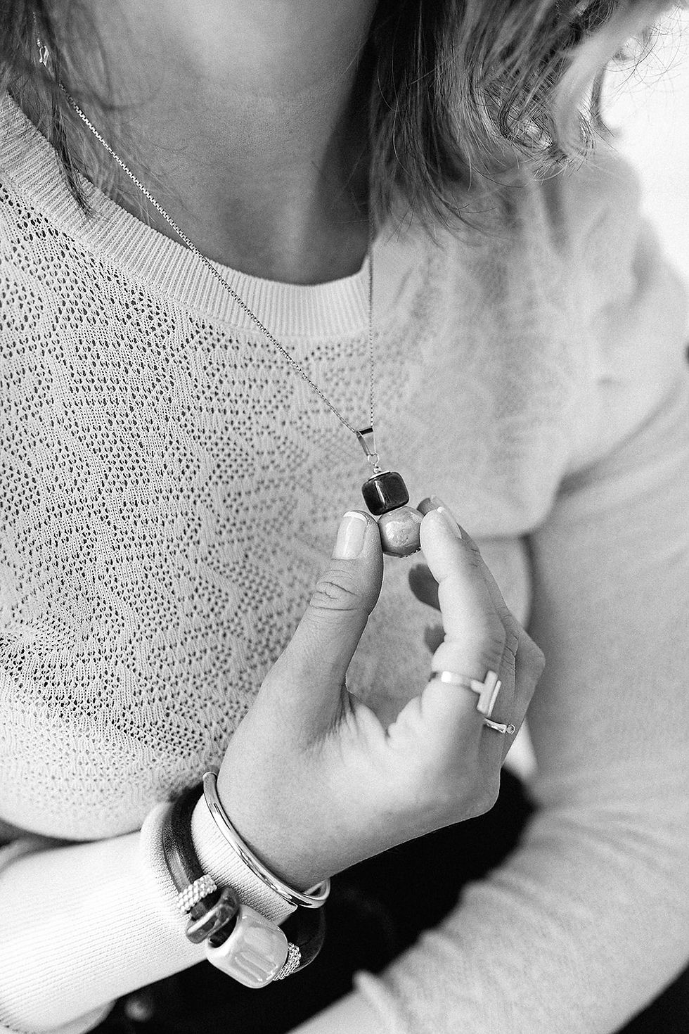 Thumbnail: KAELA Pendant– Forest & Blush