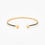 Thumbnail: CZ Paved Stone Bangle Bracelet