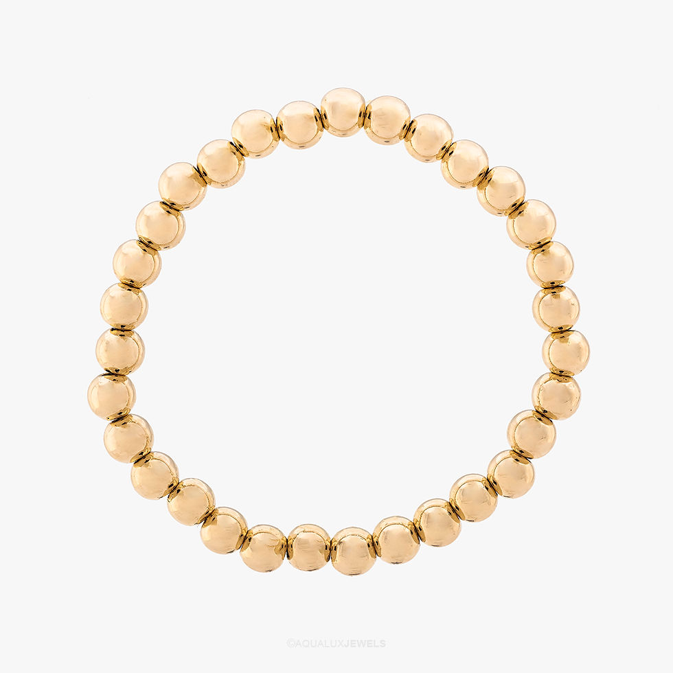 Thumbnail: Gold Bead Bracelet