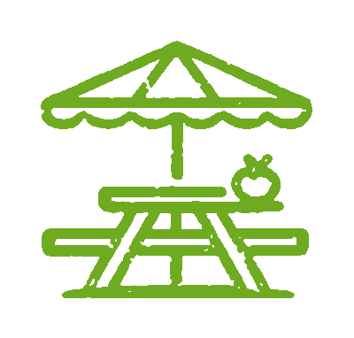 Icono de zona de picnic del Parque de Fauna La Maleza