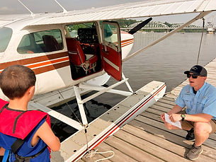 Family- friendly seaplane flight over the Connecticut River in East Haddam CT