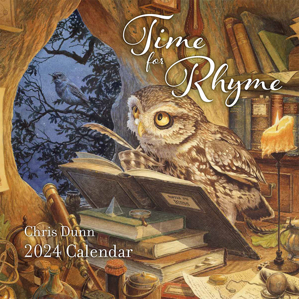 2024 'Time For Rhyme' Art Calendar (12x12in)