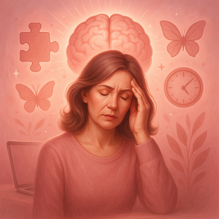 Neurodiverse woman in her midlife