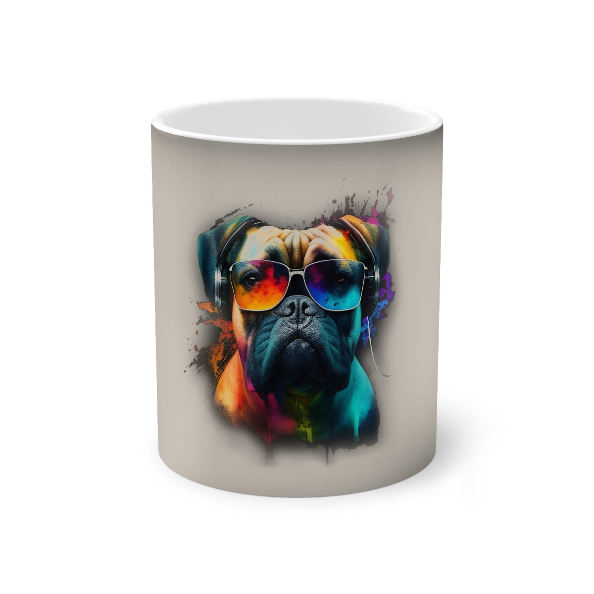 Bullmastiff Cool Color-Changing Mug, 11oz