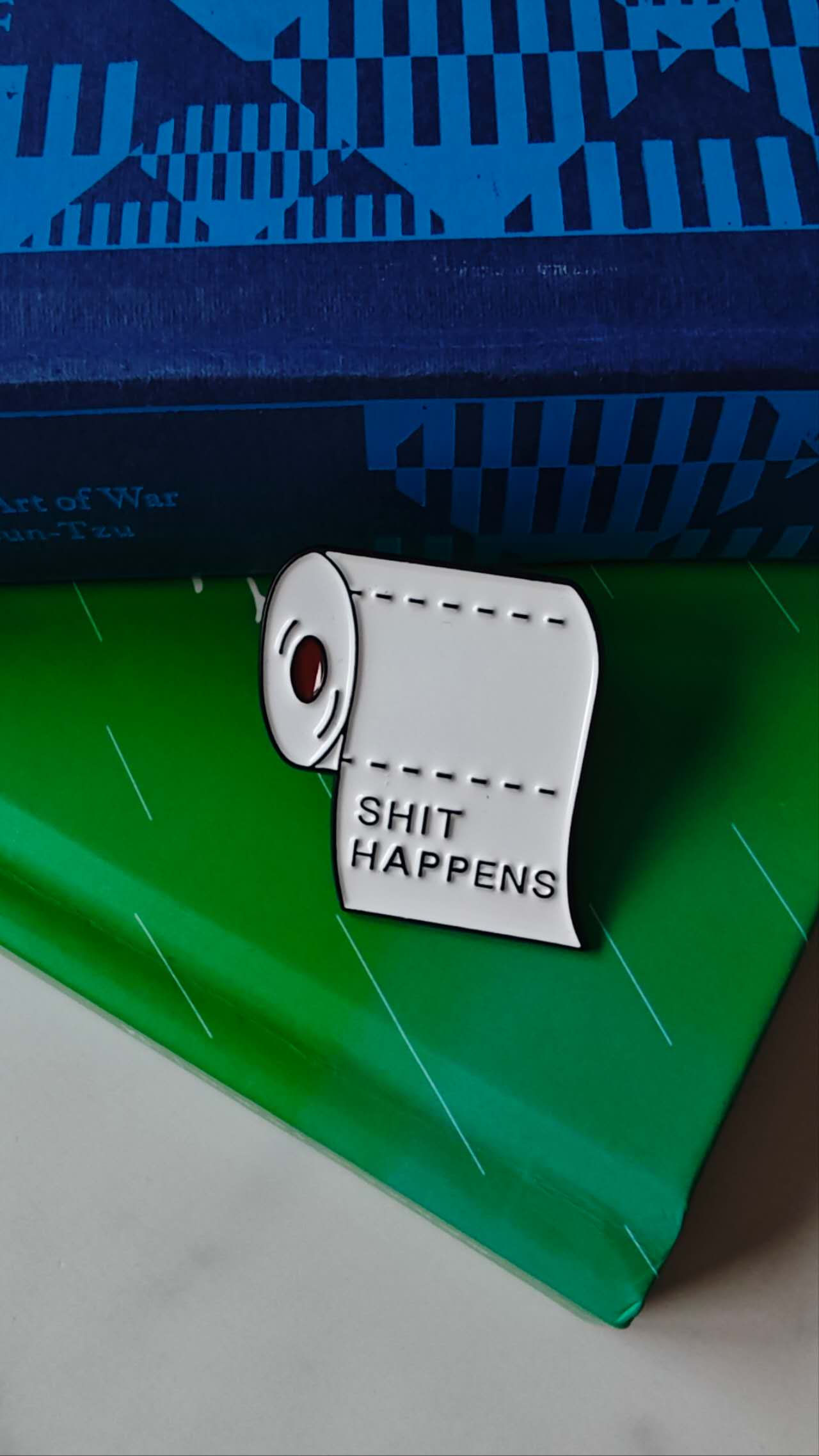 Shit Happens" Brooch