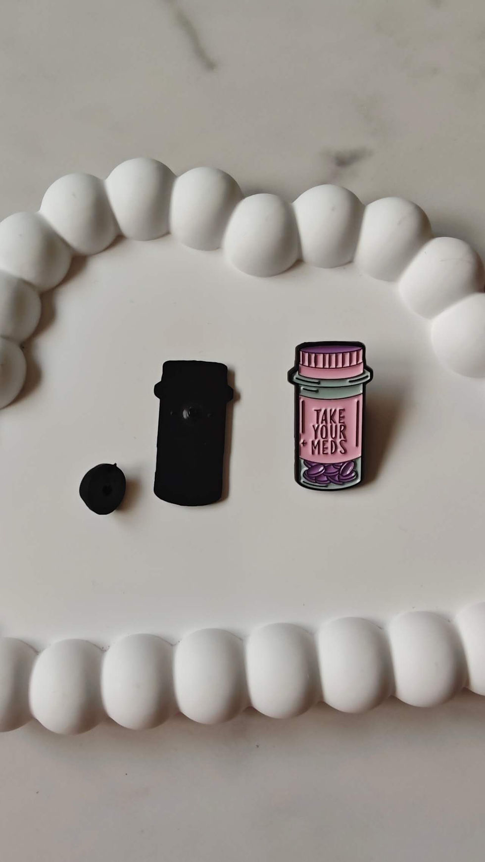 Thumbnail: “Take Your Meds” Pill Bottle Enamel Pin