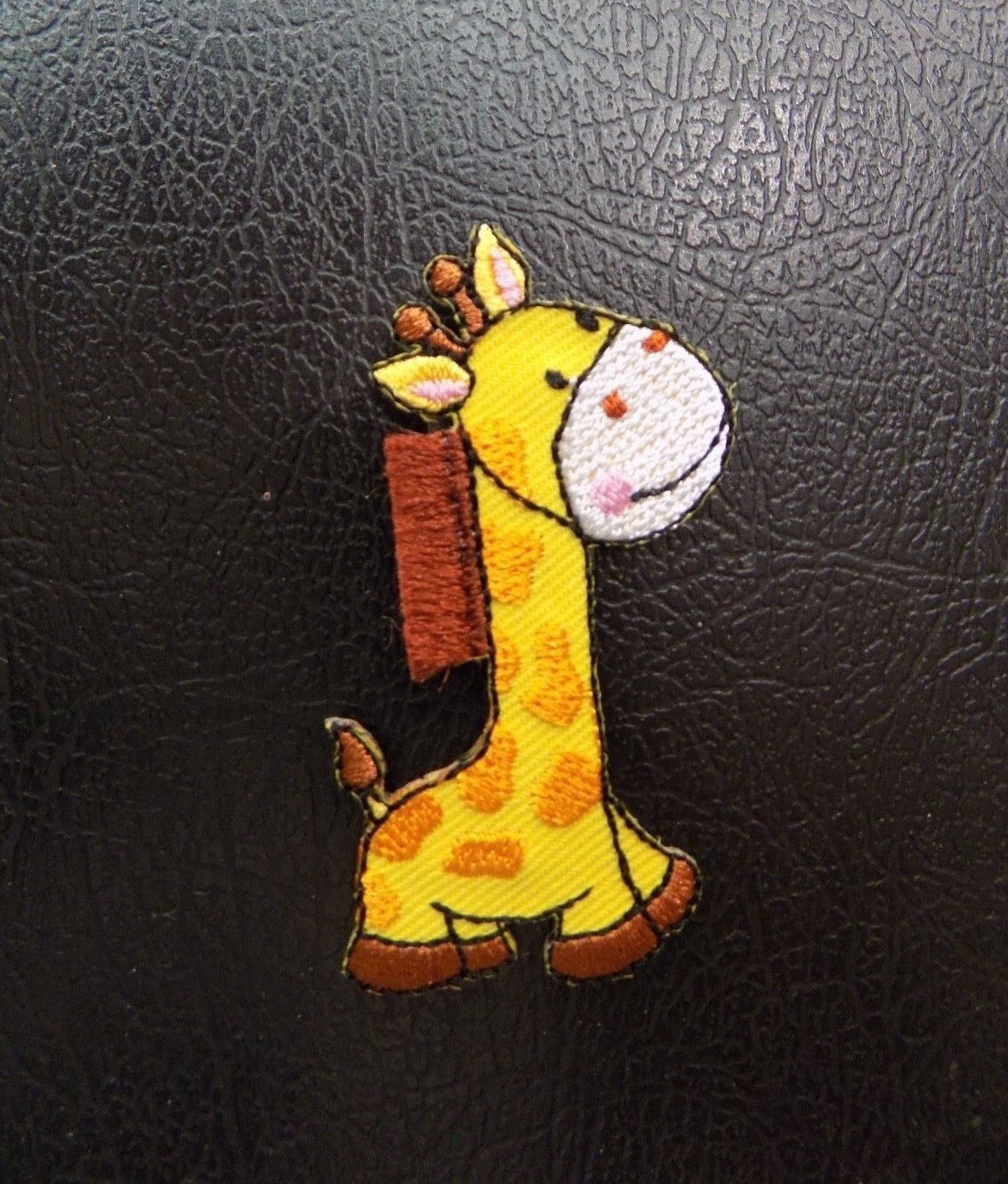 APPLICAZIONE PATCH TOPPA TERMOADESIVA GIRAFFA BAMBINO BAMBINA DECORAZIONE