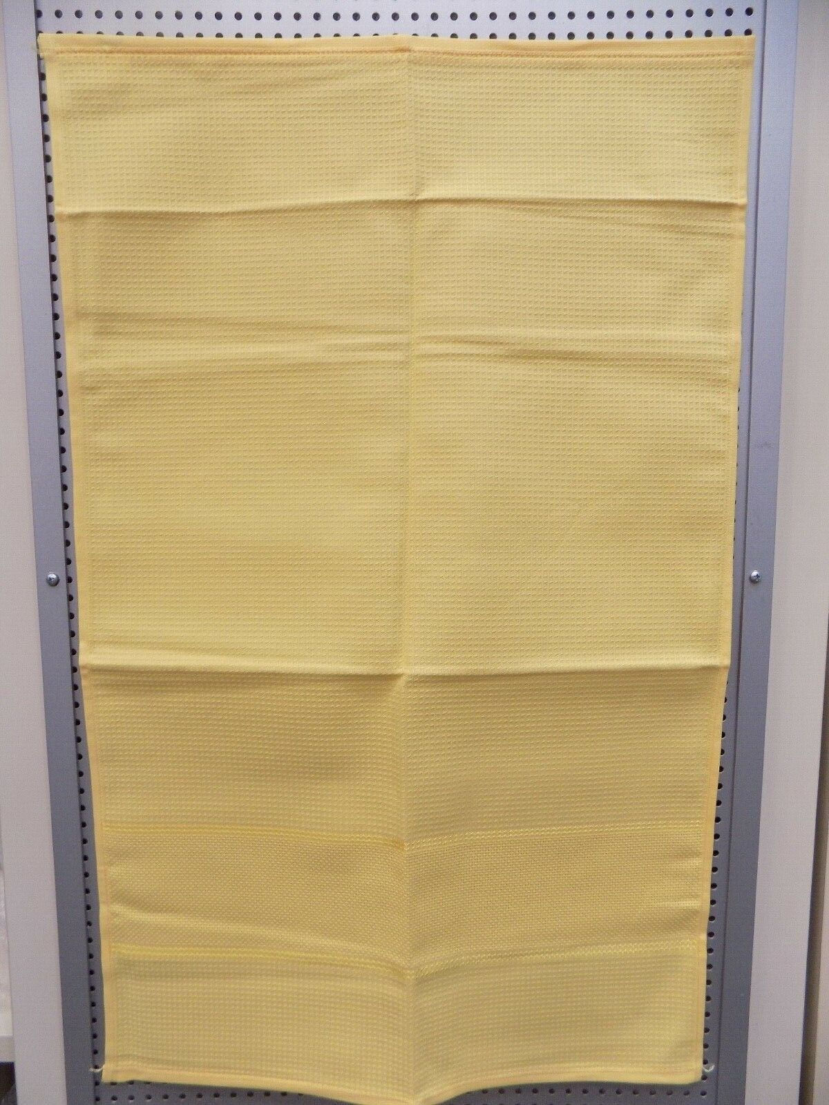 ASCIUGAPIATTI STROFINACCIO CUCINA NIDO D'APE RICAMARE PUNTO CROCE T.U. GIALLO