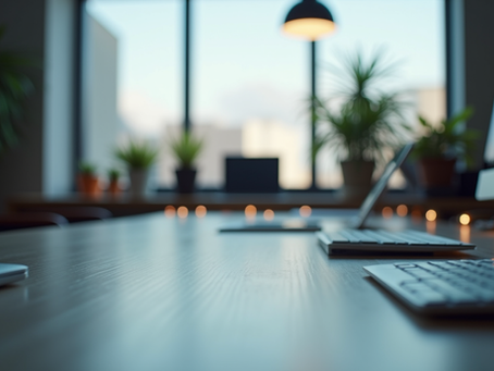 Workspace of a digital marketing agency