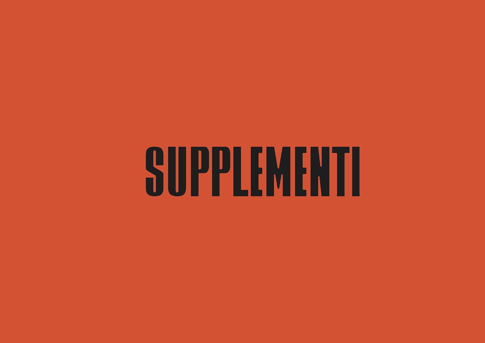 SUPPLEMENTI