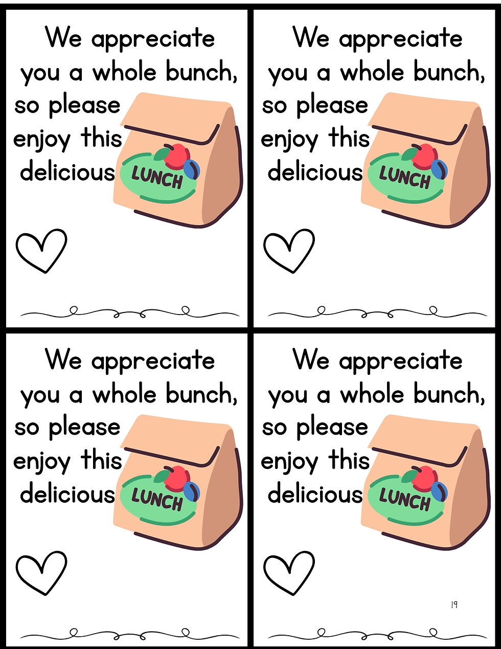 Teacher Appreciation Card