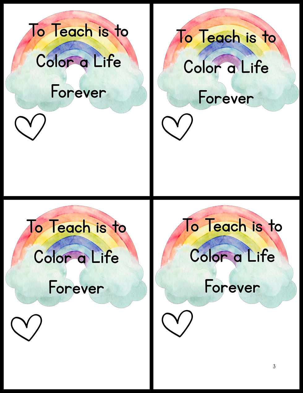 Teacher Appreciation Card