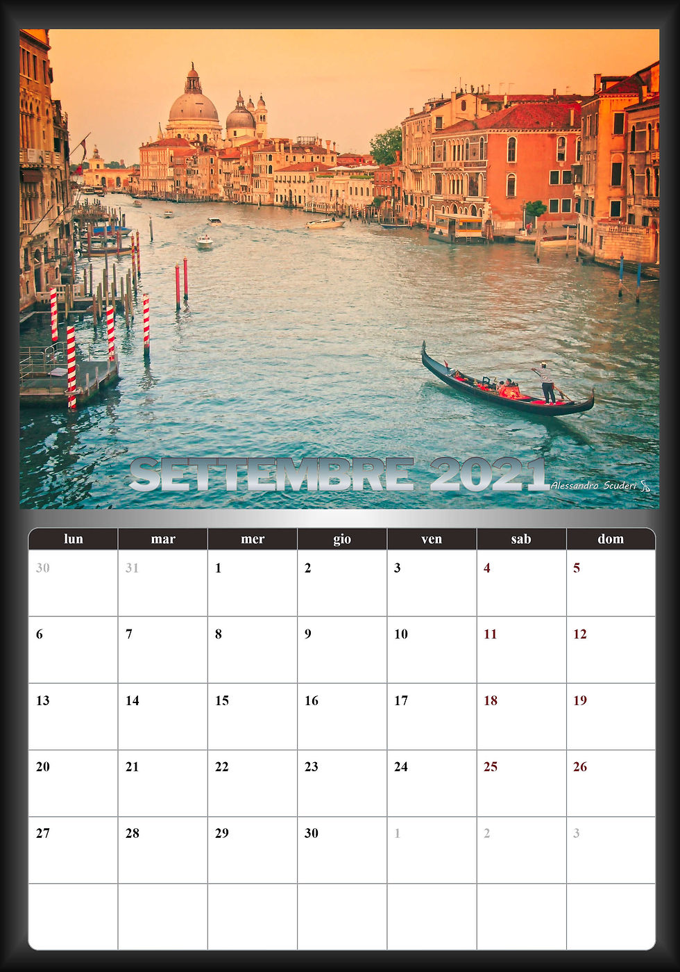 Miniatura: Calendario 2021 - PDF Digitale*