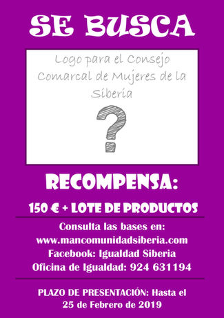 Concurso de logotipo del Consejo Comarcal de Mujeres de la Siberia.