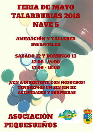 Talleres infantiles Feria de Mayo.
