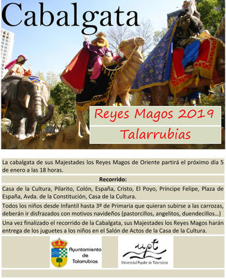 Cabalgata de los Reyes Magos.