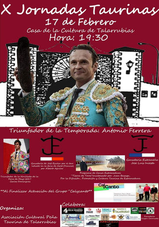 X Jornadas Taurinas.