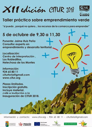 Taller emprendimiento verde CITUR.
