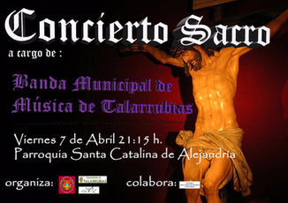 Concierto Sacro a cargo de la BMM de Talarrubias.