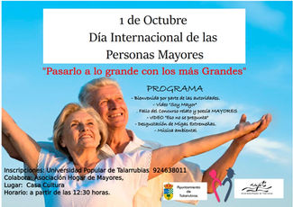 Día Internacional de las Personas Mayores.