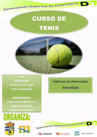 Curso de Tenis 2018.
