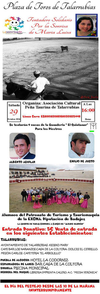 Tentadero Solidario por la Sonrisa de María Luisa.