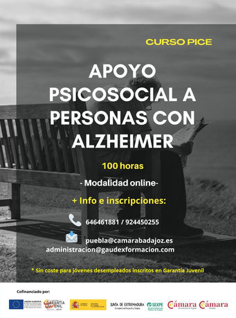 CURSO PICE: APOYO PSICOSOCIAL A PERSONAS CON ALZHEIMER.