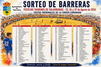 ORDEN PEÑAS - BARRERAS 2026