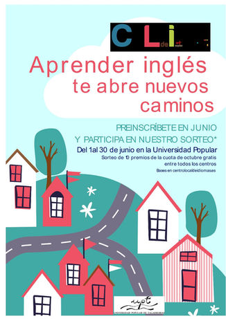 Abierta la preinscripción para el Centro Local de Idiomas.