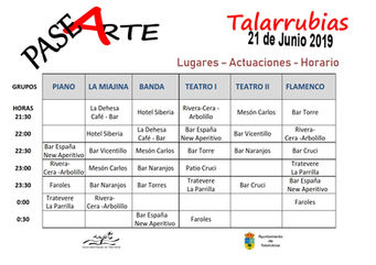 Horarios de PaseArte.
