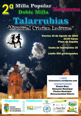 II Milla Popular 'Memorial Cristian Ledesma'.