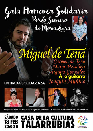 Gala flamenca solidaria por la sonrisa de Mª Luisa