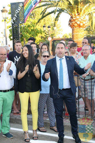 Inauguración de rotondas y Parque Arcoiris.