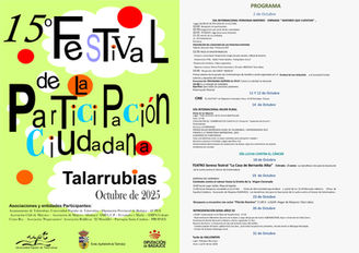 15º FESTIVAL DE LA PARTICIPACÓN CIUDADANA, MES DE OCTUBRE.