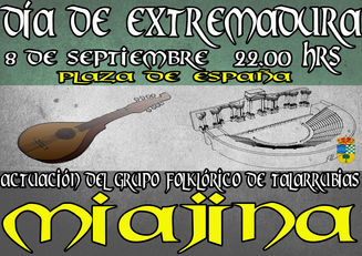 Acto de celebración del Día de Extremadura.