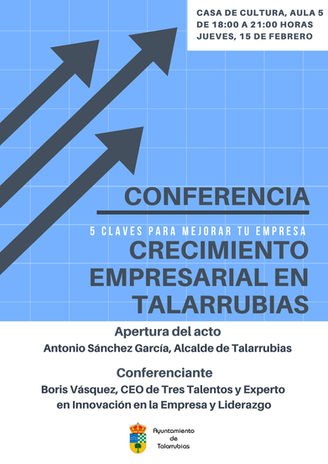 Conferencia "Crecimiento empresarial en Talarrubias".