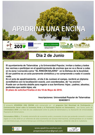 Apadrina una encina.