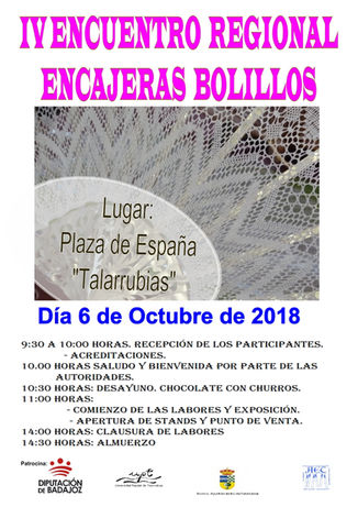 IV Encuentro Regional de Encajeras de Bolillos.