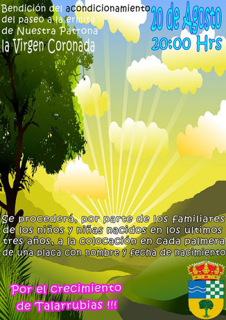 Bendición del paseo de la Virgen Coronada.