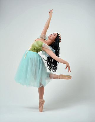 Ballerina in traditional attire