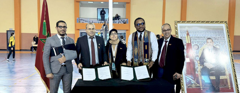 RIFS signe un accord de coopération internationale avec l'Institut des Sciences des Sports de Fès au