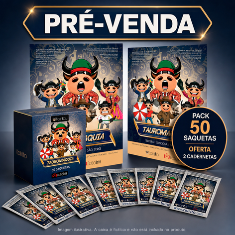 PRÉ-VENDA PACK 50 SAQUETAS